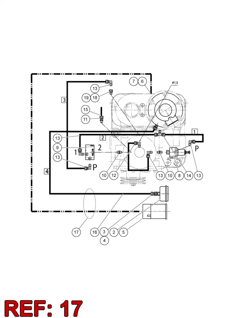 80071109 800 711 09 CABLE TIE - Sandvik Technical Drawing