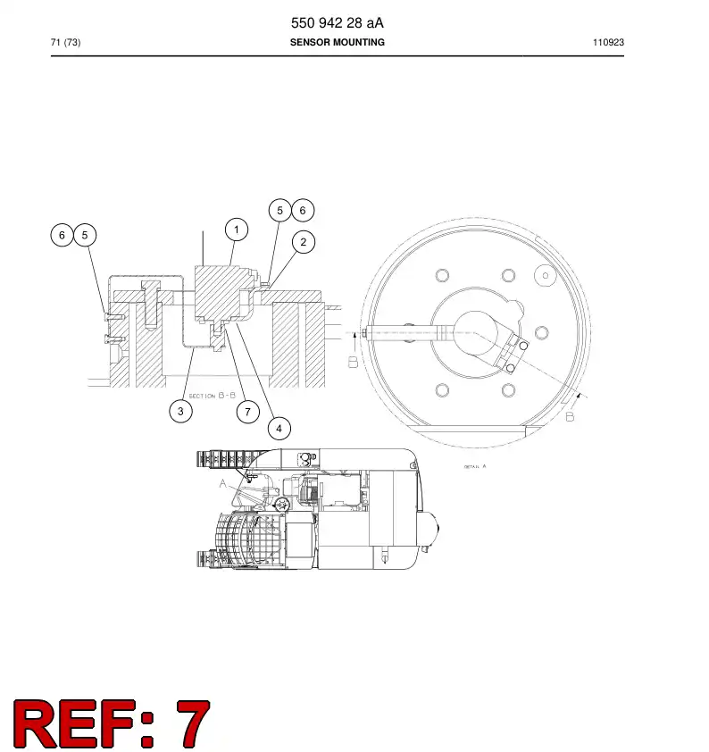 80071499a 800 714 99a Hexagon socket set screw - Sandvik Technical Drawing