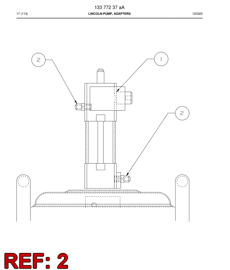80076159 800 761 59 ADAPTER - Sandvik Technical Drawing