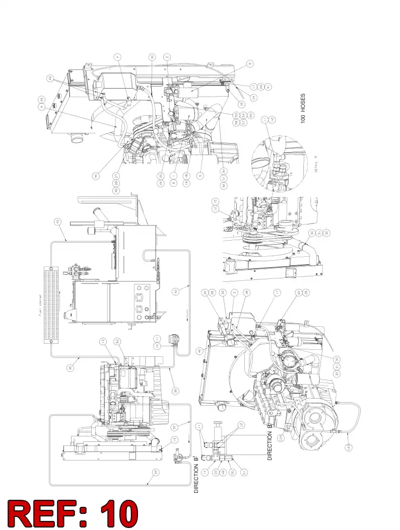 80080259 800 802 59 ADAPTER (HYDRAULIC) - Sandvik Technical Drawing