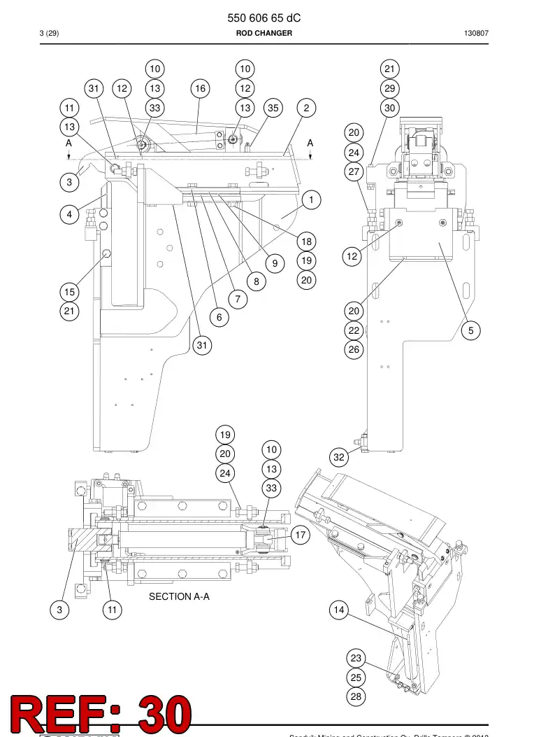 80082149c 800 821 49c HEXAGON NUT - Sandvik Technical Drawing