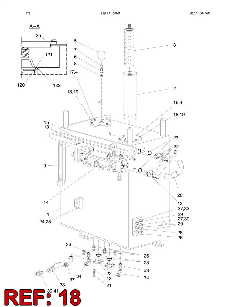 80082309 800 823 09 HEXAGON HEAD SCREW (FULL THREAD) - Sandvik Technical Drawing