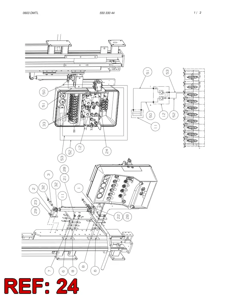 80082969 800 829 69 HEXAGON HEAD BOLT - Sandvik Technical Drawing
