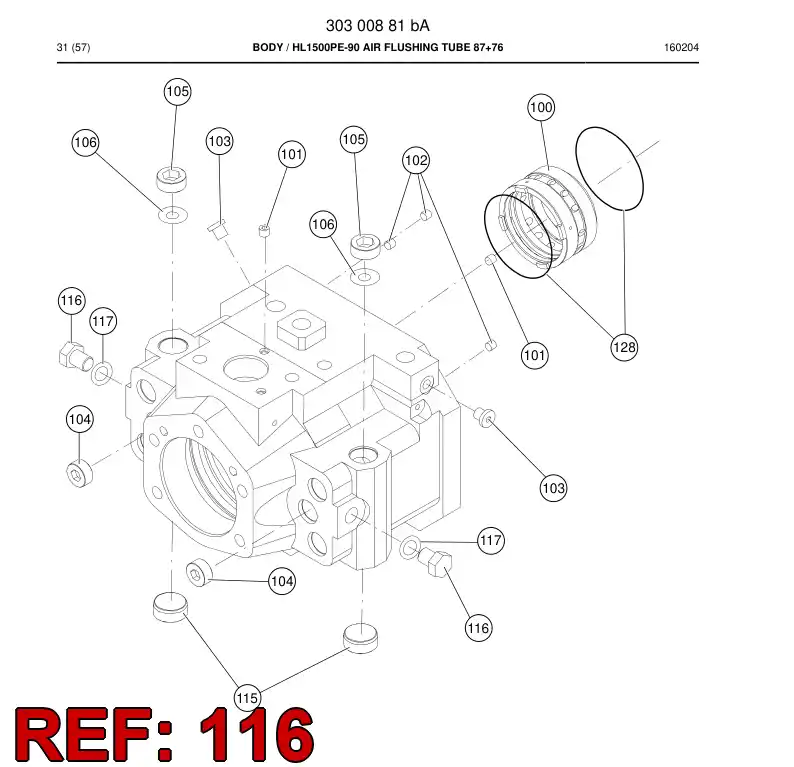 80092609a 800 926 09a Hexagon head screw - Sandvik Technical Drawing