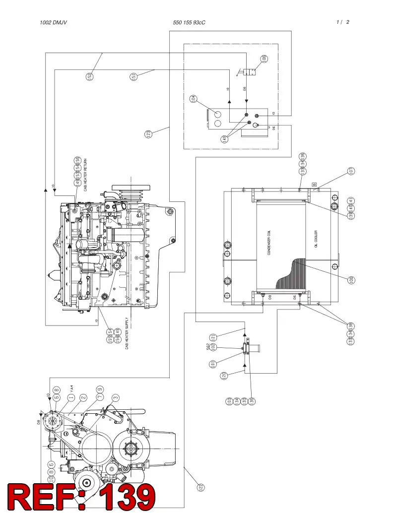 80095489 800 954 89 HEXAGON HEAD BOLT (FULL THREAD) - Sandvik Technical Drawing