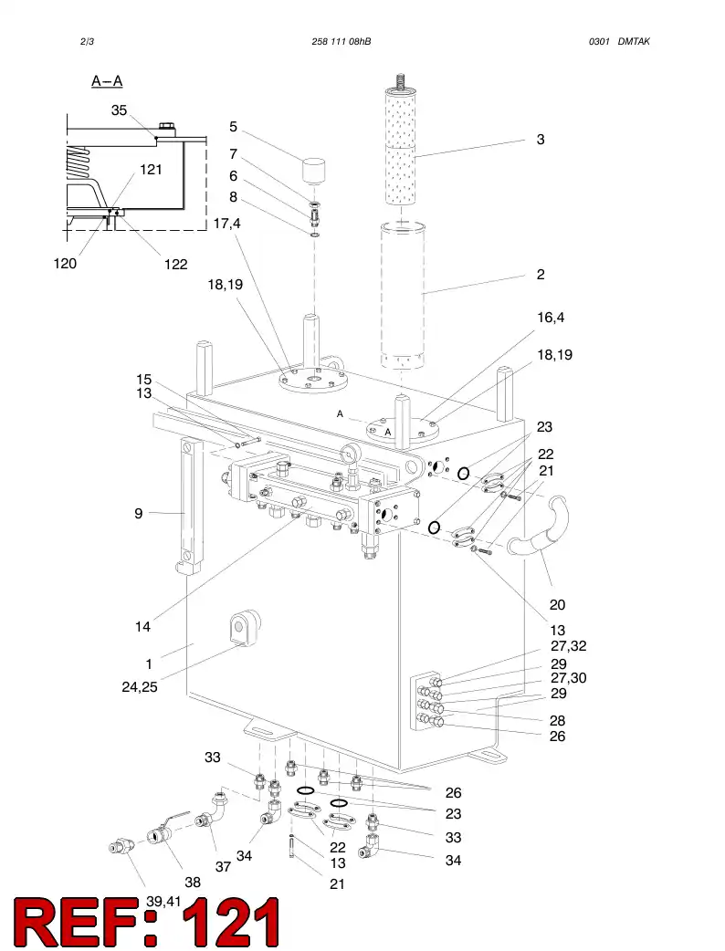 80095639 800 956 39 O-RING - Sandvik Technical Drawing
