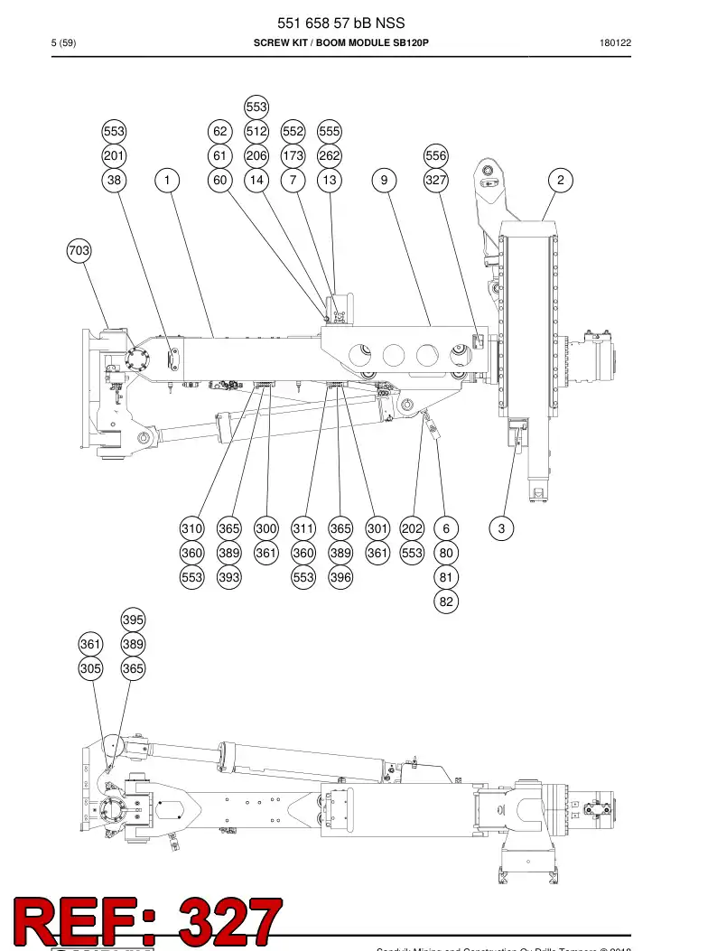 80097379a 800 973 79a Hexagon socket head screw - Sandvik Technical Drawing