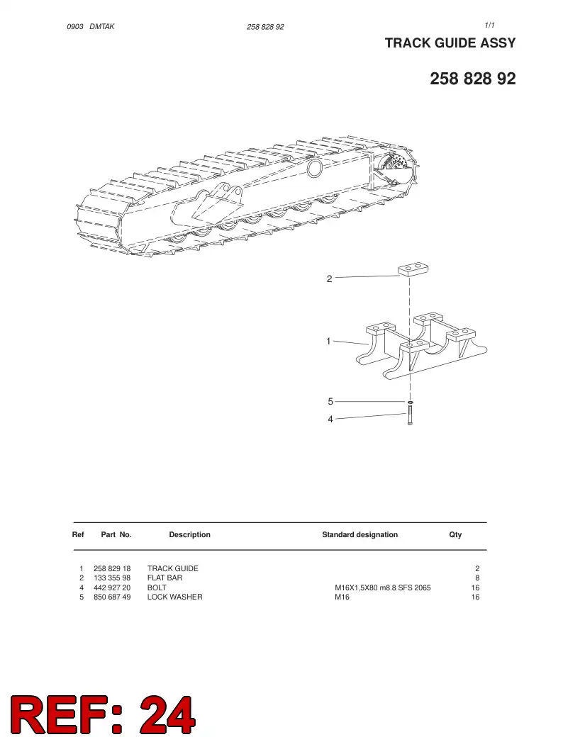 80124369 801 243 69 ADAPTER (HYDRAULIC) - Sandvik Technical Drawing