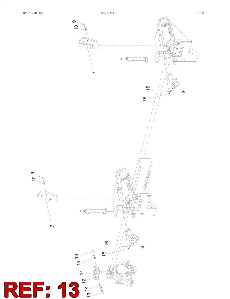 80126539 801 265 39 HEXAGON HEAD SCREW (FULL THREAD) - Sandvik Technical Drawing