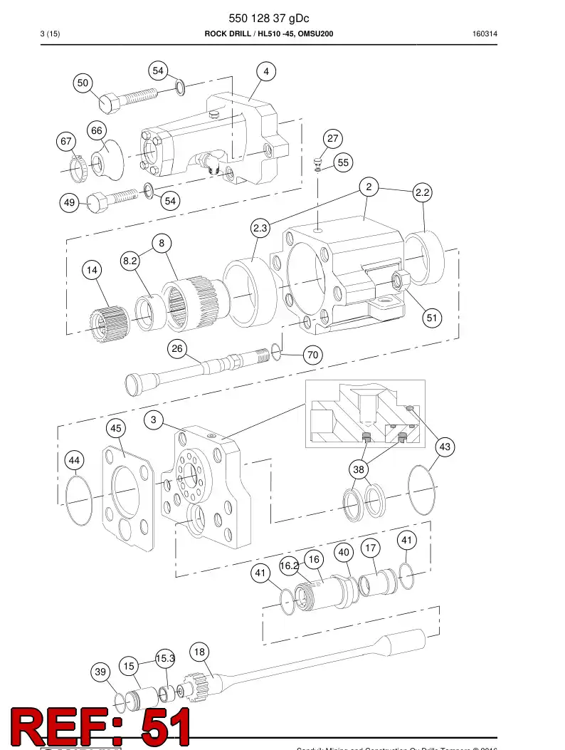 80139189a 801 391 89a Nut, Hexagon - Sandvik Technical Drawing