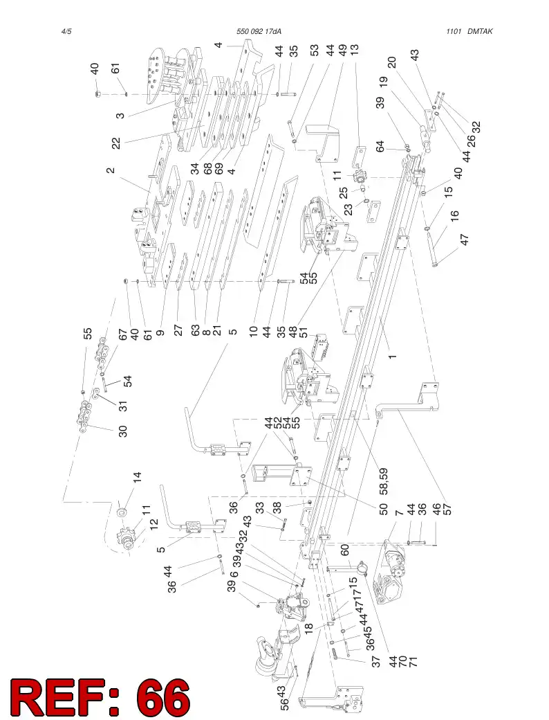 80143309 801 433 09 Clamp, Pipe - Sandvik Technical Drawing