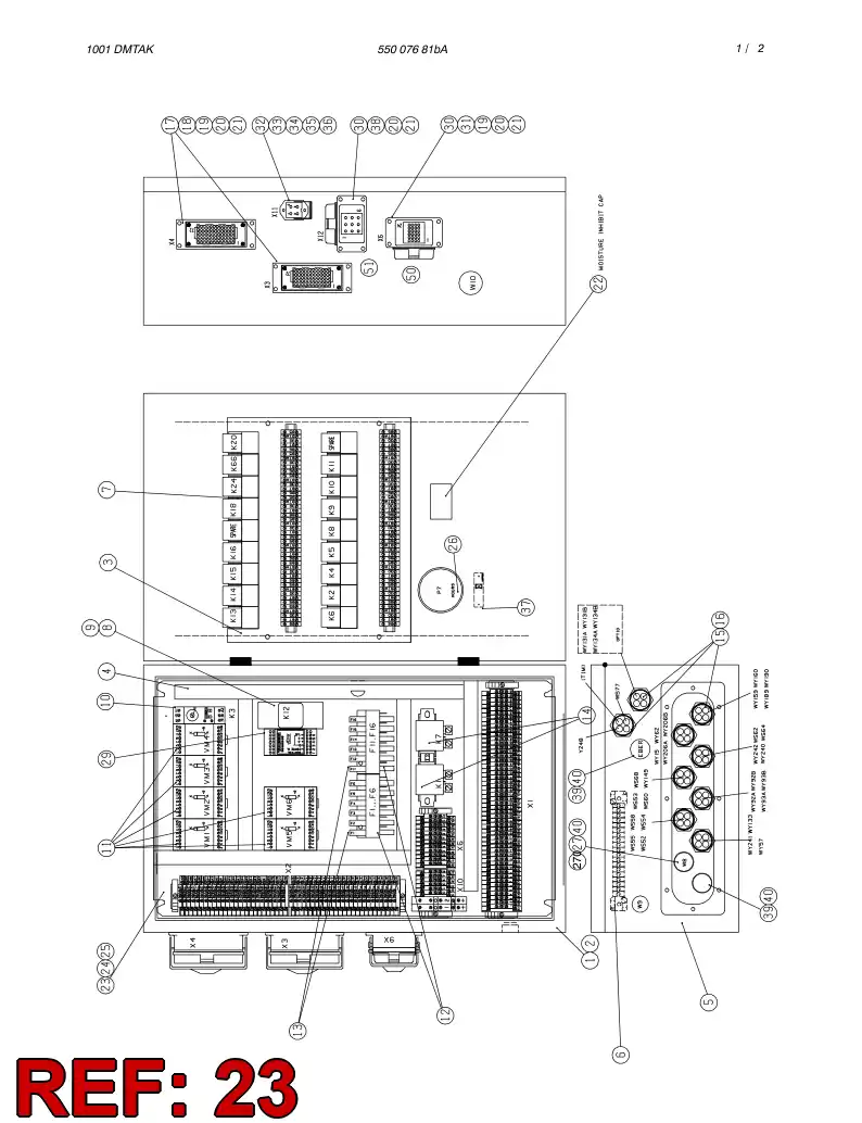 80143979 801 439 79 CONDUCTOR, BLACK - Sandvik Technical Drawing
