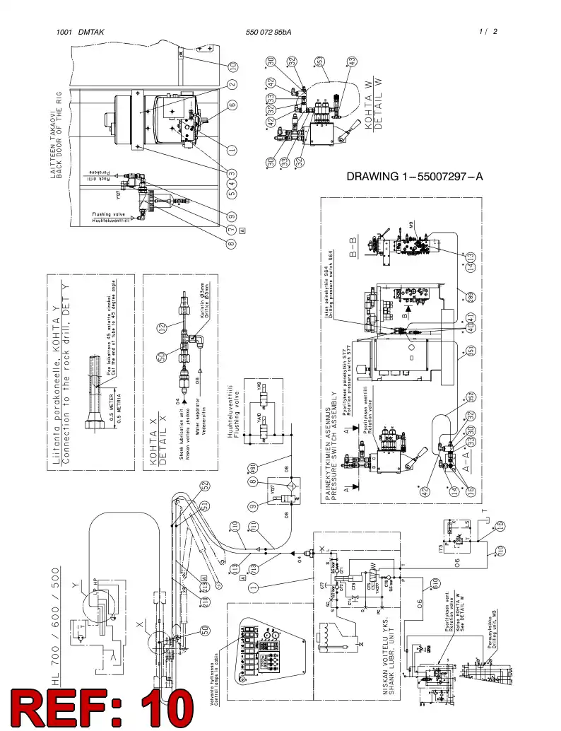 80154629 801 546 29 TUBING CLAMP - Sandvik Technical Drawing