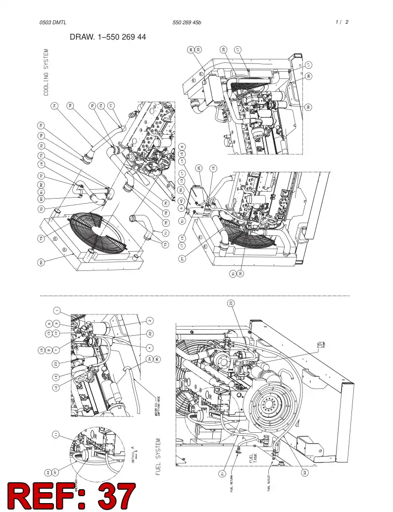 80162109 801 621 09 AIR HOSE - Sandvik Technical Drawing