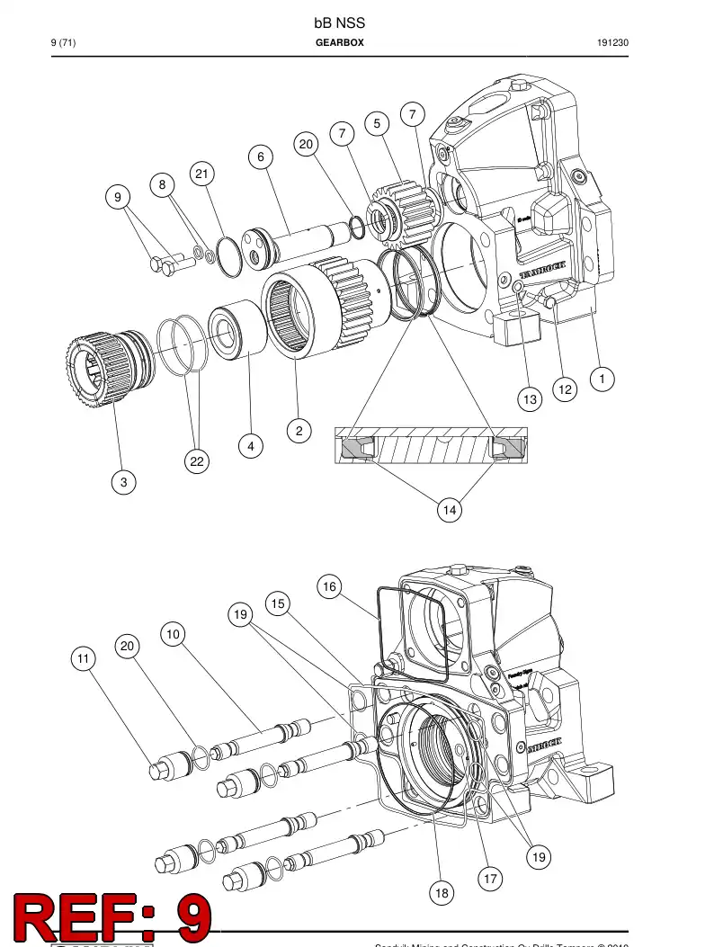 80162509 801 625 09 Hexagon head screw - Sandvik Technical Drawing