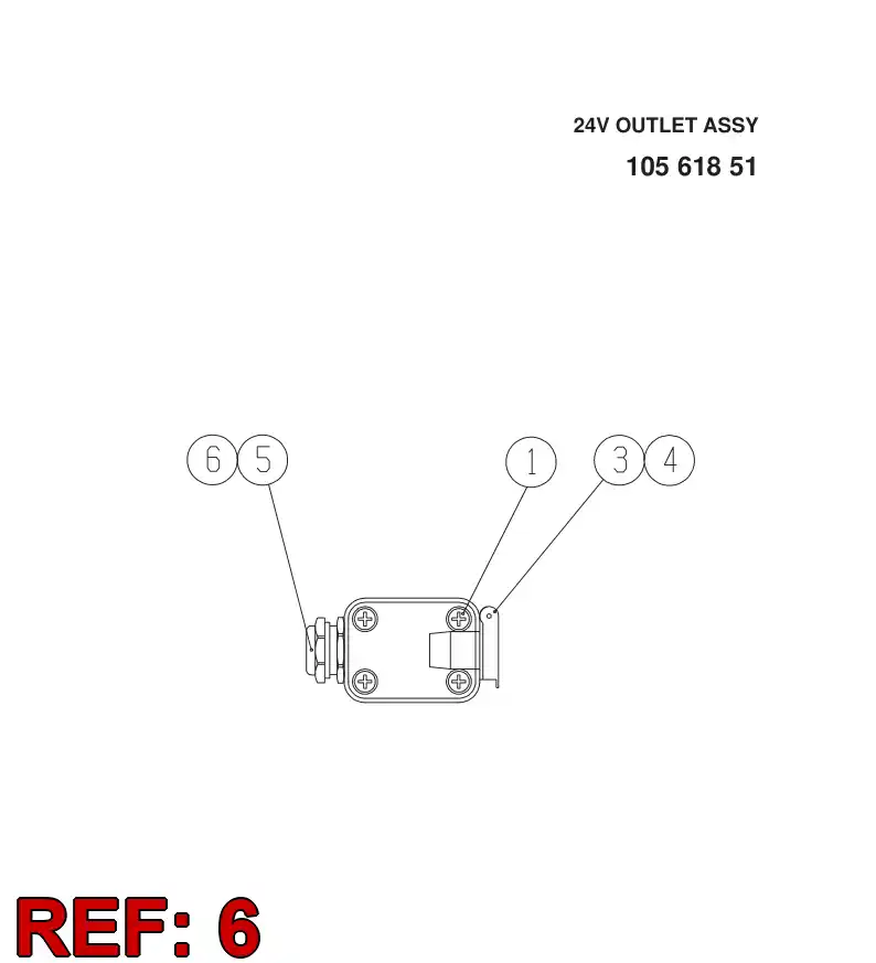 80165409 801 654 09 Nut, Locking, Metallic - Sandvik Technical Drawing