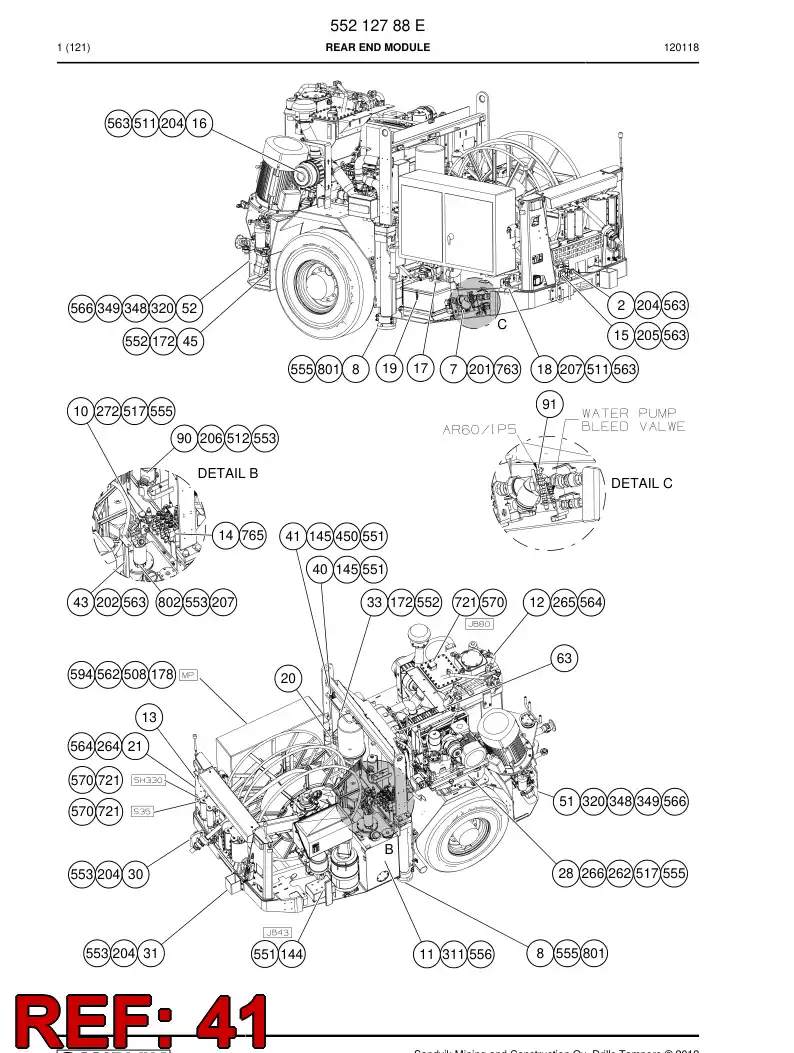 80168159a 801 681 59a BOCINA - Sandvik Technical Drawing