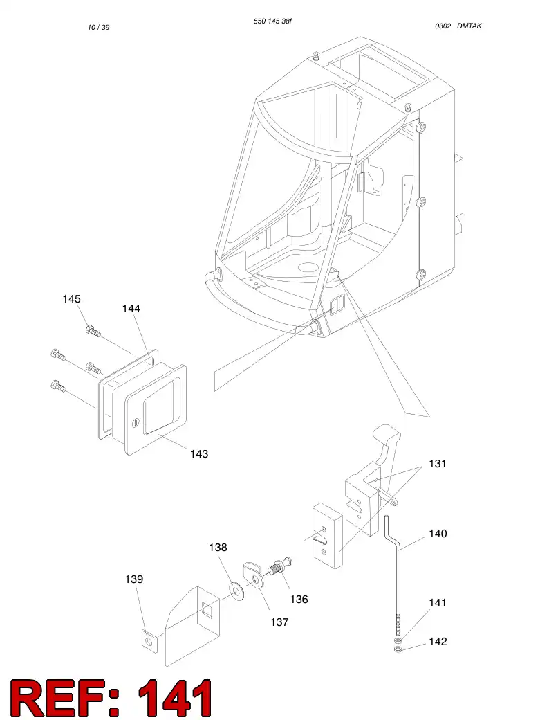 80177209 801 772 09 HEXAGON NUT - Sandvik Technical Drawing