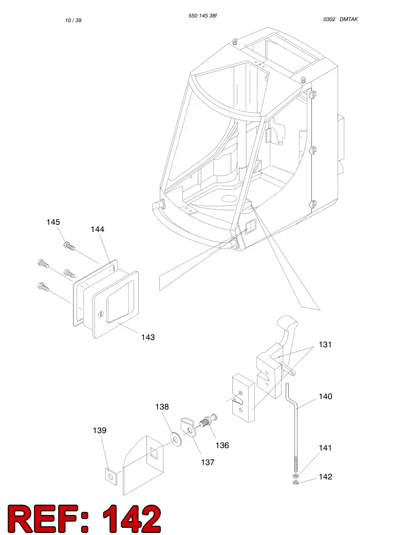 80177329 801 773 29 Nut, Lock - Sandvik Technical Drawing
