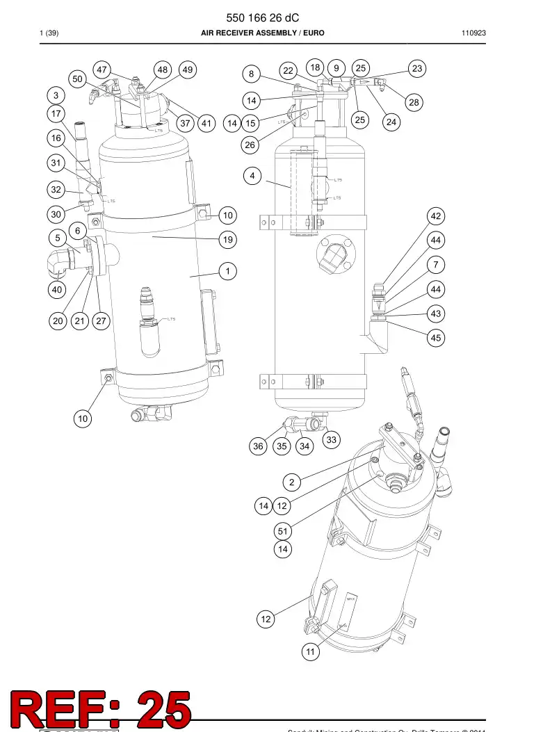 80180269a 801 802 69a Bonded seal - Sandvik Technical Drawing
