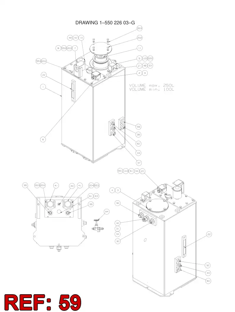 80194919 801 949 19 M/F REDUCING NIPPLE - Sandvik Technical Drawing
