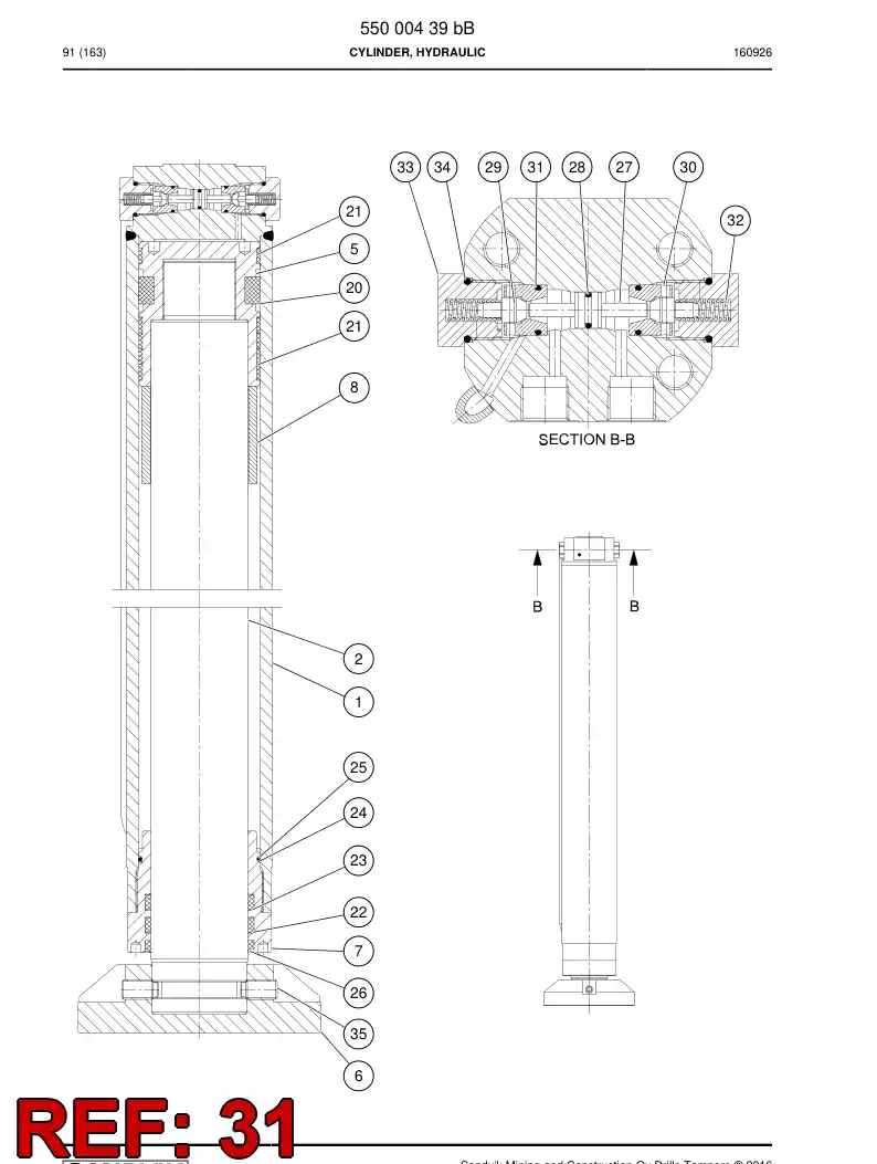 80199429a 801 994 29a O-Ring - Sandvik Technical Drawing
