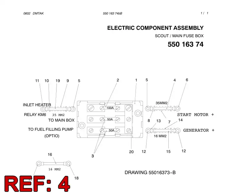 80216519 802 165 19 WIRE - Sandvik Technical Drawing