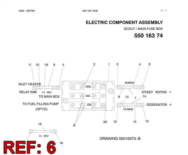 802 169 29 Terminal, Cable - drawing