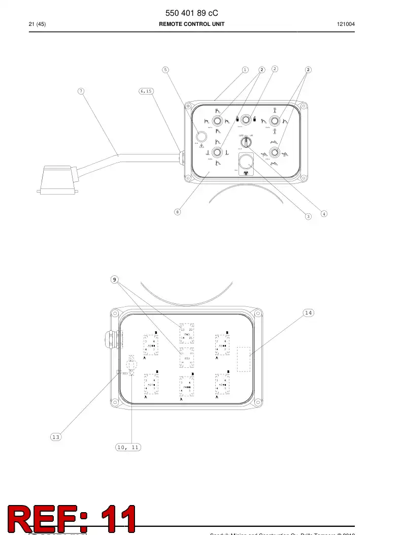 80220749 802 207 49 Bulb - Sandvik Technical Drawing