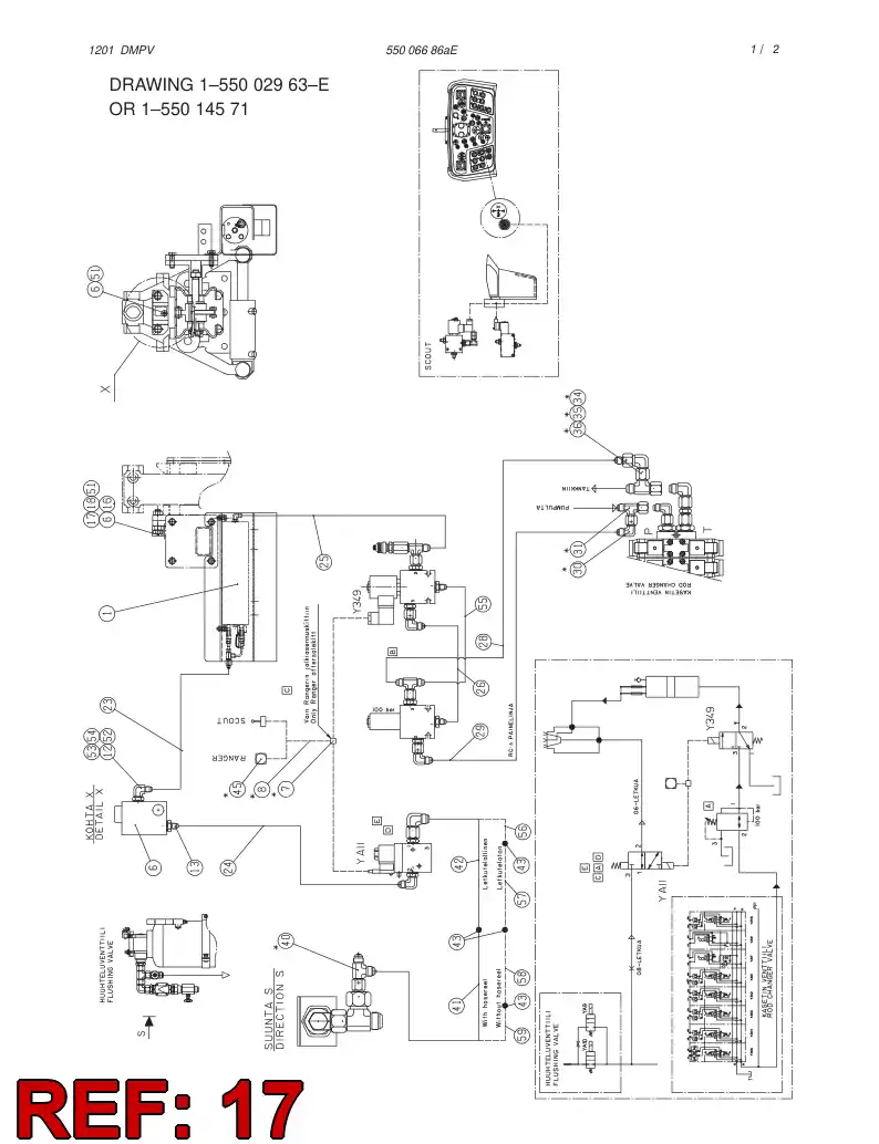 80228029 802 280 29 Hexagon head bolt (half thread) - Sandvik Technical Drawing