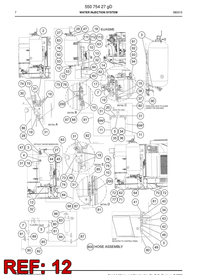 80228569a 802 285 69a USIT-SEAL - Sandvik Technical Drawing