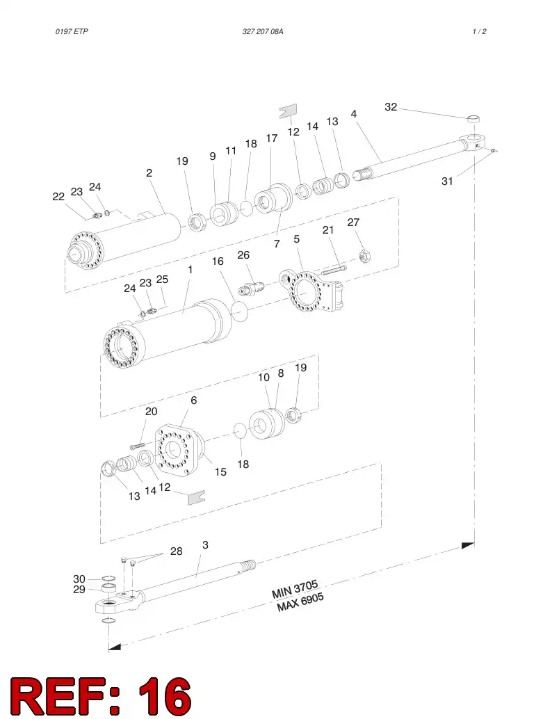 80244049 802 440 49 O-RING - Sandvik Technical Drawing