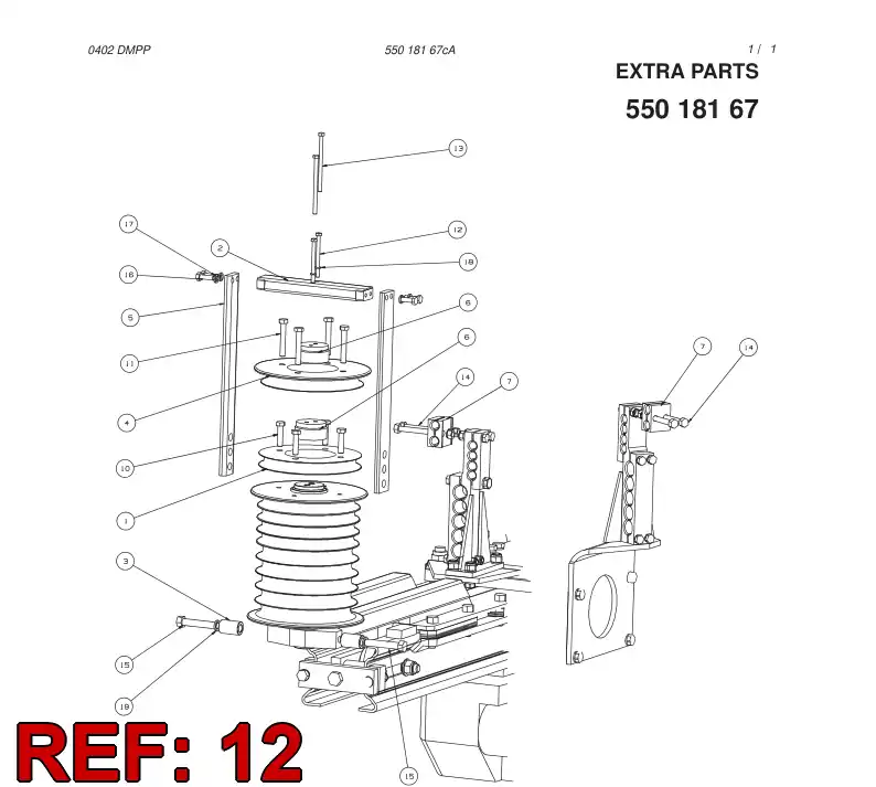 80248809 802 488 09 HEXAGON HEAD BOLT (HALF THREAD) - Sandvik Technical Drawing