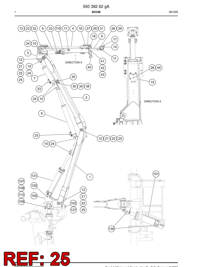 80254899 802 548 99 Hexagon head screw - Sandvik Technical Drawing