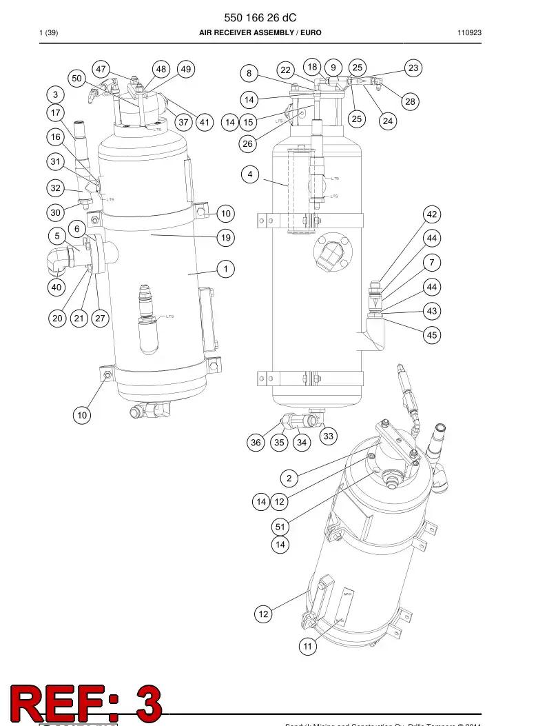 80266689b 802 666 89b Valve, Shock Load - Sandvik Technical Drawing