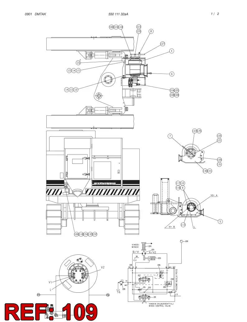 80300709 803 007 09 HEXAGON HEAD BOLT (HALF THREAD) - Sandvik Technical Drawing