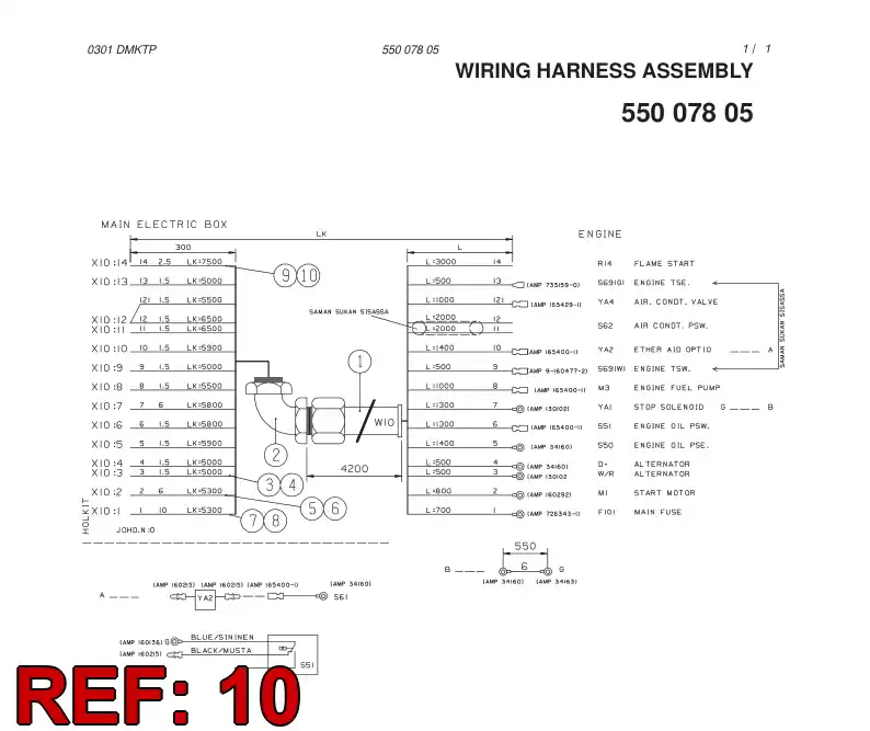 80307229 803 072 29 TERMINAL BUSHING - Sandvik Technical Drawing