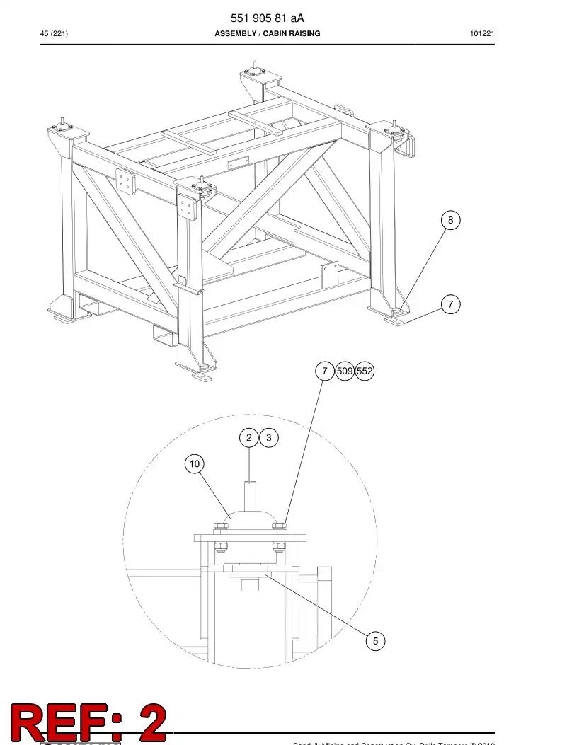 80415409b 804 154 09b Hexagon socket head screw - Sandvik Technical Drawing