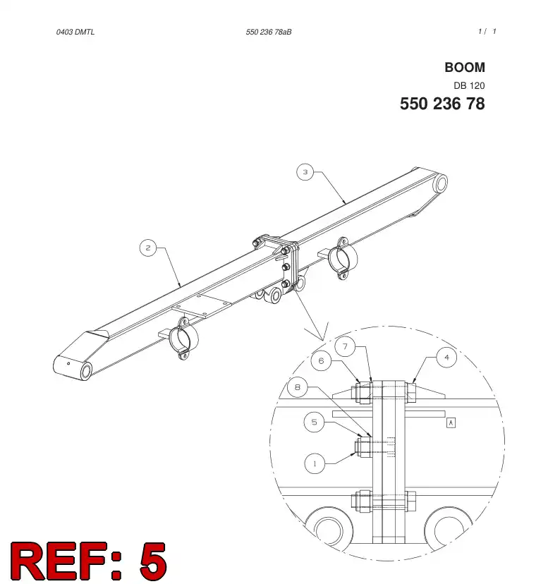 80431009 804 310 09 Nut, Lock - Sandvik Technical Drawing