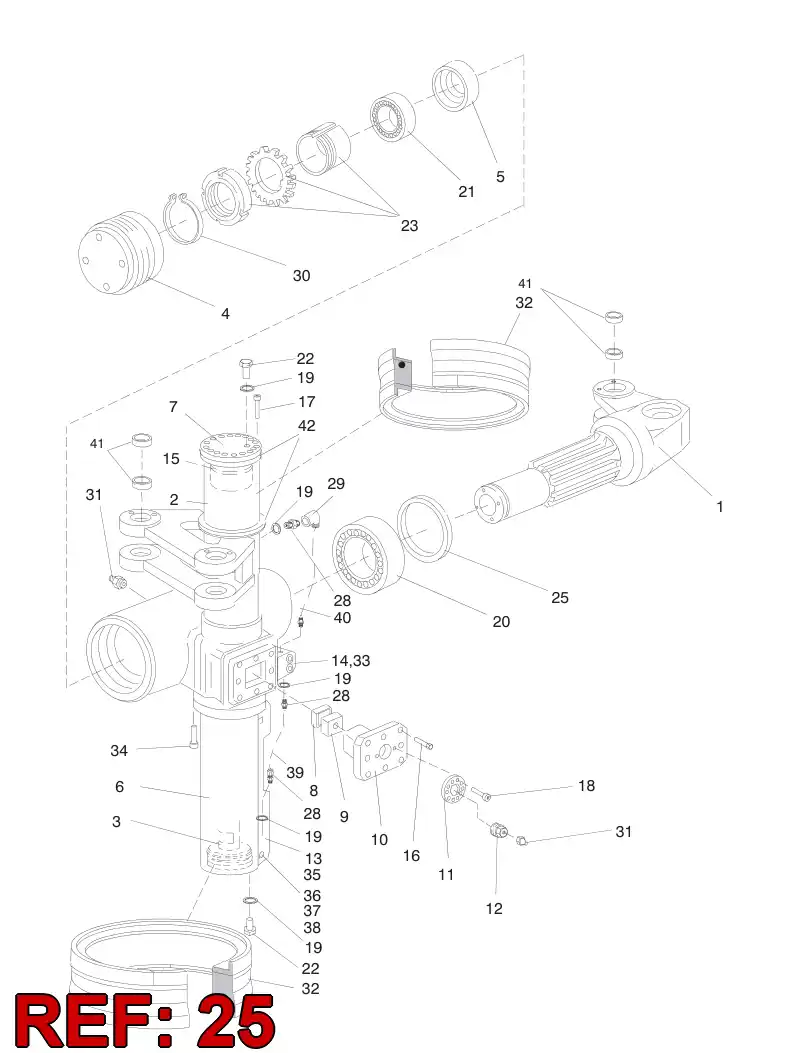 80611509 806 115 09 WIPER - Sandvik Technical Drawing