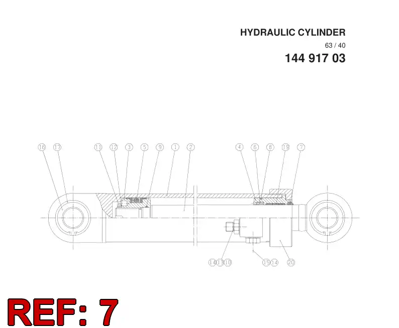 80612089 806 120 89 LIMPADOR - Sandvik Technical Drawing
