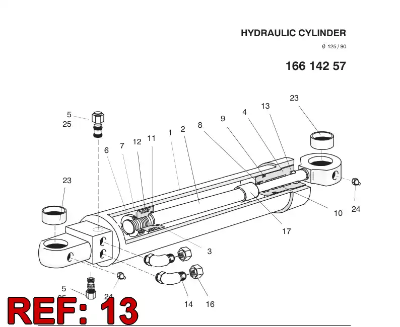 80612239 806 122 39 WIPER - Sandvik Technical Drawing