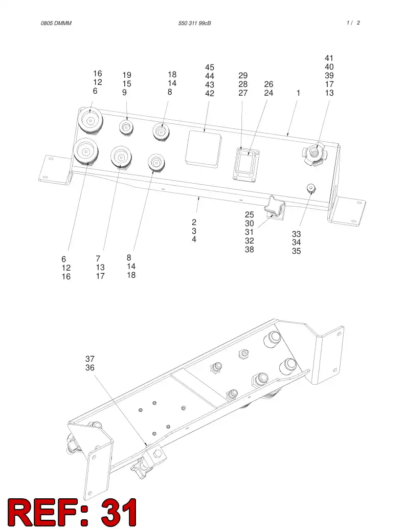 80624699 806 246 99 ELBOW ADAPTER - Sandvik Technical Drawing