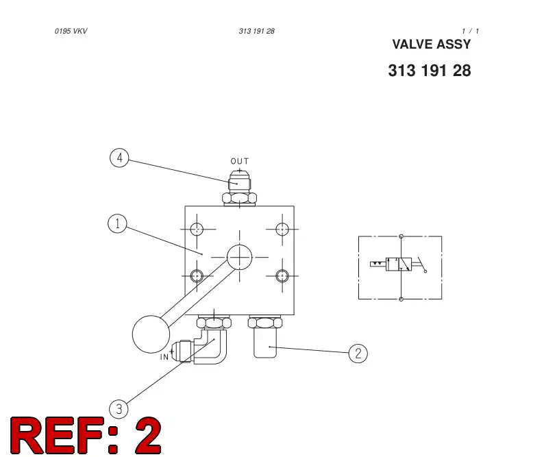 80650109 806 501 09 Silencer, Exhaust - Sandvik Technical Drawing