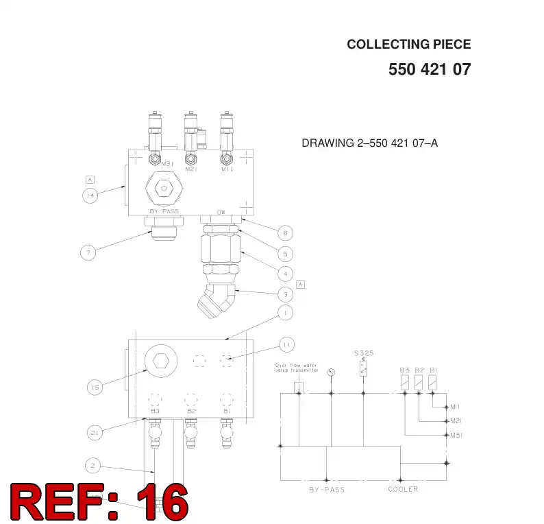 80652529 806 525 29 Cover - Sandvik Technical Drawing