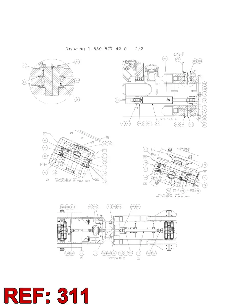 80658589 806 585 89 HEXAGON HEAD BOLT (FULL THREAD) - Sandvik Technical Drawing