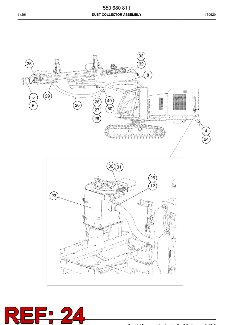 80685799a 806 857 99a Clamp - Sandvik Technical Drawing