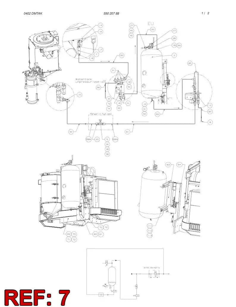 80698209 806 982 09 VLVULA, COMPROBACIN - Sandvik Technical Drawing