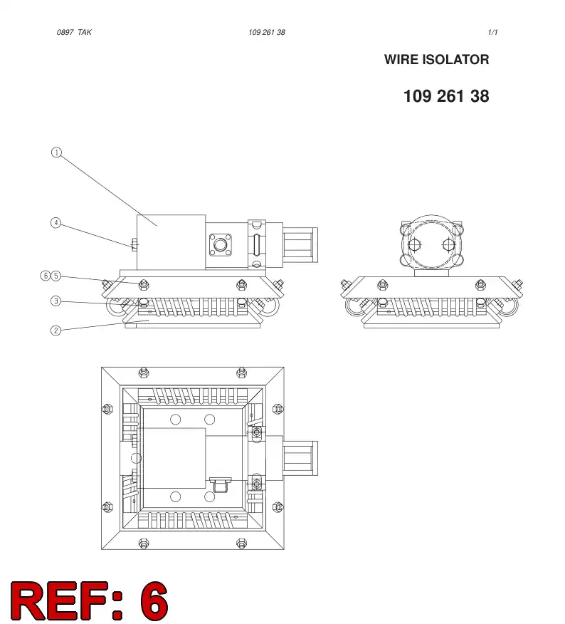 80703229 807 032 29 NUT - Sandvik Technical Drawing