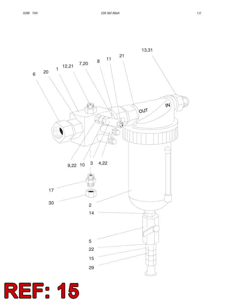80713409 807 134 09 ADAPTER (HYDRAULIC) - Sandvik Technical Drawing